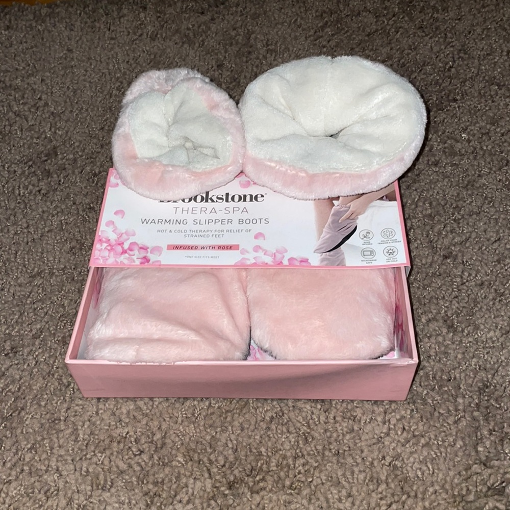 Warming slipper boots